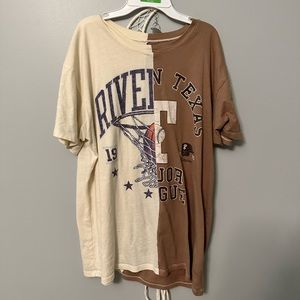 Half and half graphic tee Hollister